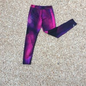 Girls purple addidas leggings